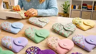 Easy DIY Sewing Fabric Wallet | Handmade Wallet Idea