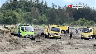 Muat Pasir Mobil Dump Truck Mitsubishi Canter Super HD-X Di Aceh Jaya&hellip;