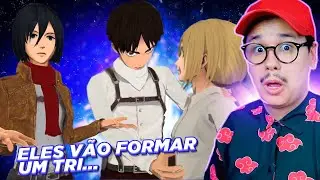 REACT EREN, MIKASA E HISTORIA RESPONDEM KKKKKKKKKKKKKK