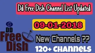 DD Free Dish | Channel list updated | 09.01.2018