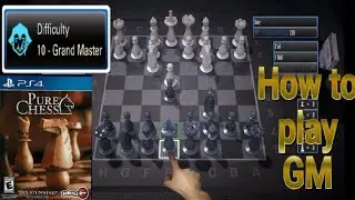 Pure Chess how to beat grandmaster level 10 as black marble pieces