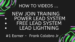 New Join Training &ndash; Power Lead System - Lead Lightning &ndash; Free Lead System