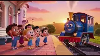 Canzone del Treno Allegro | Canzoni divertenti per bambini