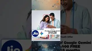 ₹35,000 Google Gemini Pro Plan FREE for Jio Users - How to Apply - New AI Offer Explained