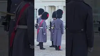 COLDSTREAM GUARDS MASSIVE INSPECTION AT WELLINGTON BARRACKS
