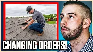 Change Orders on roofing jobs