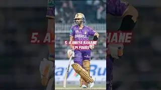 Most Fours in IPL History 💥💥 #csk #rcb #kkr #mumbaiindians #tataipl #ipl2025