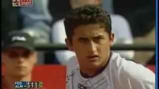 2006 MastersSeries Rome QF R Federer vs N Almagro3