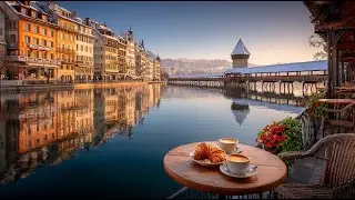 Cozy Winter Morning in Lucerne ❄️☕ Coffee, Snow & Quiet Moments