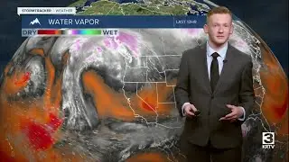 High pressure builds over the area on Sunday ushering in a warmer airmass for the work week