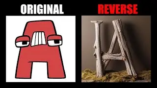 Reverse Alphabet Lore But In Tree Branches (A-Z) - Alphabet Lore Meme Animation - TD Rainbow