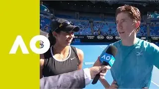 Astra Sharma/John-Patrick Smith on-court interview (QF) | Australian Open 2019