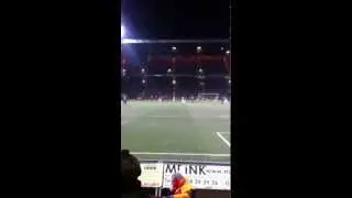 Bradford City V Arsenal Capital one cup Quarter final TJ Dallas stand Penalties