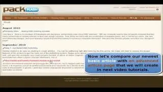 Setting a Basic Article List & Review of Article Details Page in DNN Publishing Module by PackFlash