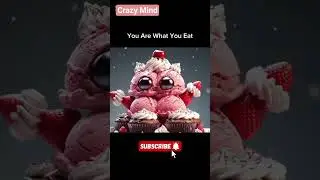 #youarewhatyoueat #funny #food #surreal #cute #shorts #cupcake #yummy #ai