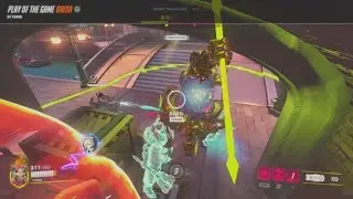Quad Kill Orisa and Mei Ult Combo -- [Overwatch 2]