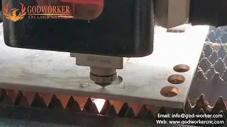 10mm stainless steel fiber laser cutting machine, 4mm steel pipe laser cutter by 3000W TRUMPF laser