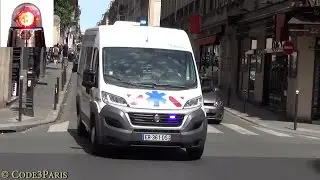Emergency Ambulance Responding in Paris