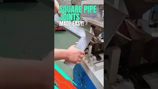 Pipe Joints Made EASY! Perfect Pipe Joint in 1 Stroke! #pipejoint #piping #manufacturing #punch