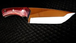 N690 çelik tanto bıçak yapımı making a steel knife elyapımı bıçak
