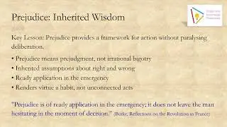 Module 07: The Defence of What Grows -  Burke & Montesquieu