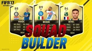 Конструктор команд FIFA 17 &mdash; ПОТРЯСАЮЩИЙ ДЕШЁВЫЙ НАПАДАЮЩИЙ ЗА 20 ТЫСЯЧ! с TIF Perisic, FIF Insigne + SIF Defrel!