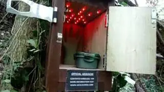 night geocaching - scary hand
