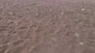 Dramatic storm Freak Russian hailstorm