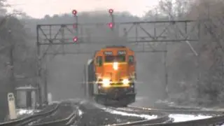 Eastbound 1 of 2 along the Mohawk Sub (CP-173) With Ex BNSF and UP
