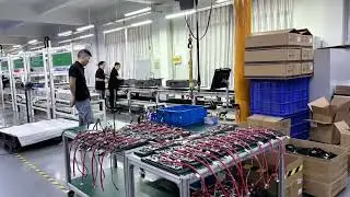 Amensolar High-Precision Battery Production Line! ⚡