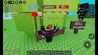 Roblox 培養花園 我居然種出了110.31Kg的釋迦！我也不知道是不是史上最大的可以賣700萬！$_$