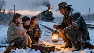 Four Orphans Slept Near the Tracks — Then a Lone Cowboy Stopped