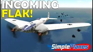 WW2 Fleet Flak's HE 111  -  SimplePlanes