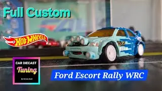 Hot Wheels Custom Ford Escort Rally WRC Falken Livery