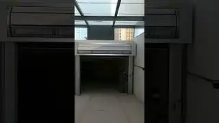 Insulated aluminum spiral high speed rolling doors for commercial garages