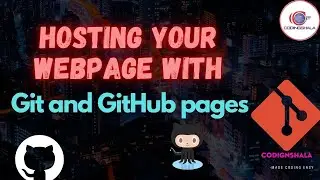 Hosting Webpage Using Git and GitHub pages using command line in HINDI