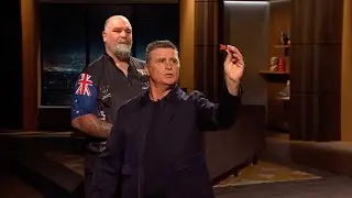 Crash Test Crawf: Shane Crawford takes on dart champ Mal 'The Bull' Cuming