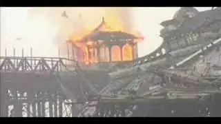 The Burning West Pier