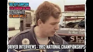 Driver Interviews - National Championships - Hednesford 13 September 1992