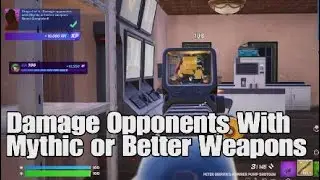 How to Easily Damage Opponents With Mythic or Better Weapons - Fortnite Odyssey Quest
