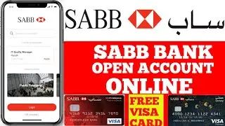 How to open online account in SABB Bank by using mobile . | how to apply SABB bank account
