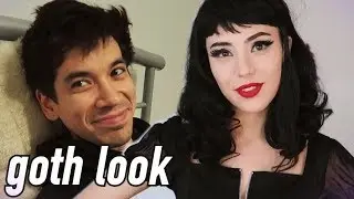 GIRLFRIEND TRIES A GOTH LOOK 🖤