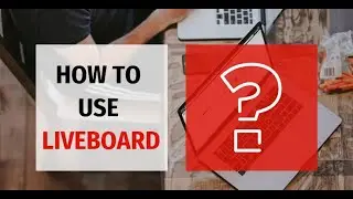 How to use LiveBoard for Online Teaching(Tamil)