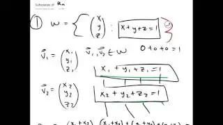 Subspaces of Rn | Linear Algebra | Griti