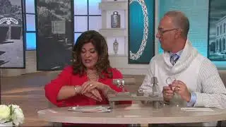 Angel Wing Diamond Bangle, Sterling, 1/2 cttw, by Affinity on QVC