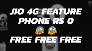 JIO 4G Feature phone  launched at ₹ 0 dhamaka ( NFC ,VOICE SEARCH, JIO music and tv and many more)