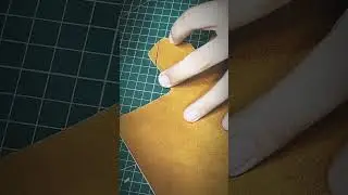 #asmr #handmade #learncraft #leatherart #leathercraft #leatherwallet