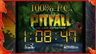 [WR] Pitfall: The Lost Expedition - 100% (PC) speedrun in 1:08:47 loadless (1:10:11 RTA)