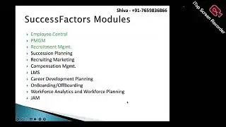 Demo Class 1 introduction about SAP SF