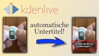 Kdenlive: Automatische Untertitel erstellen